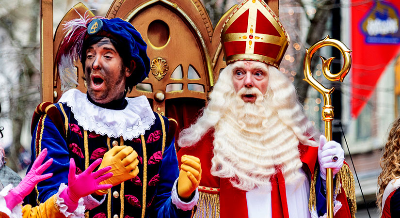 De intocht van Sinterklaas