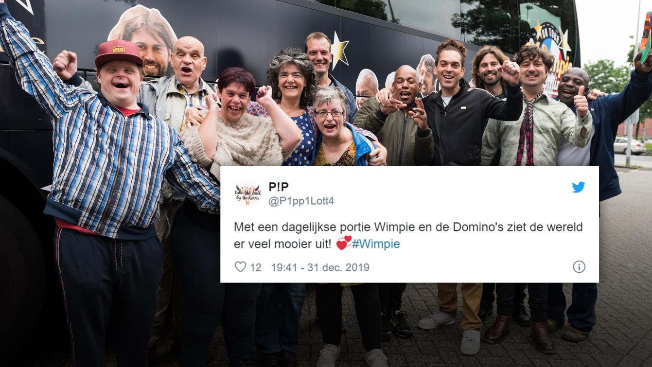 Wimpie & de Domino's in tweets