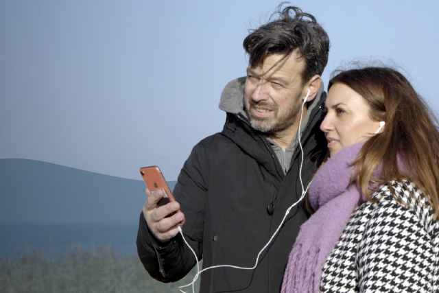 Het water komt header podwalks