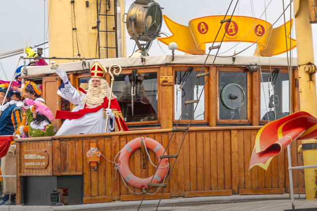 Intocht Sinterklaas op Texel in 2025